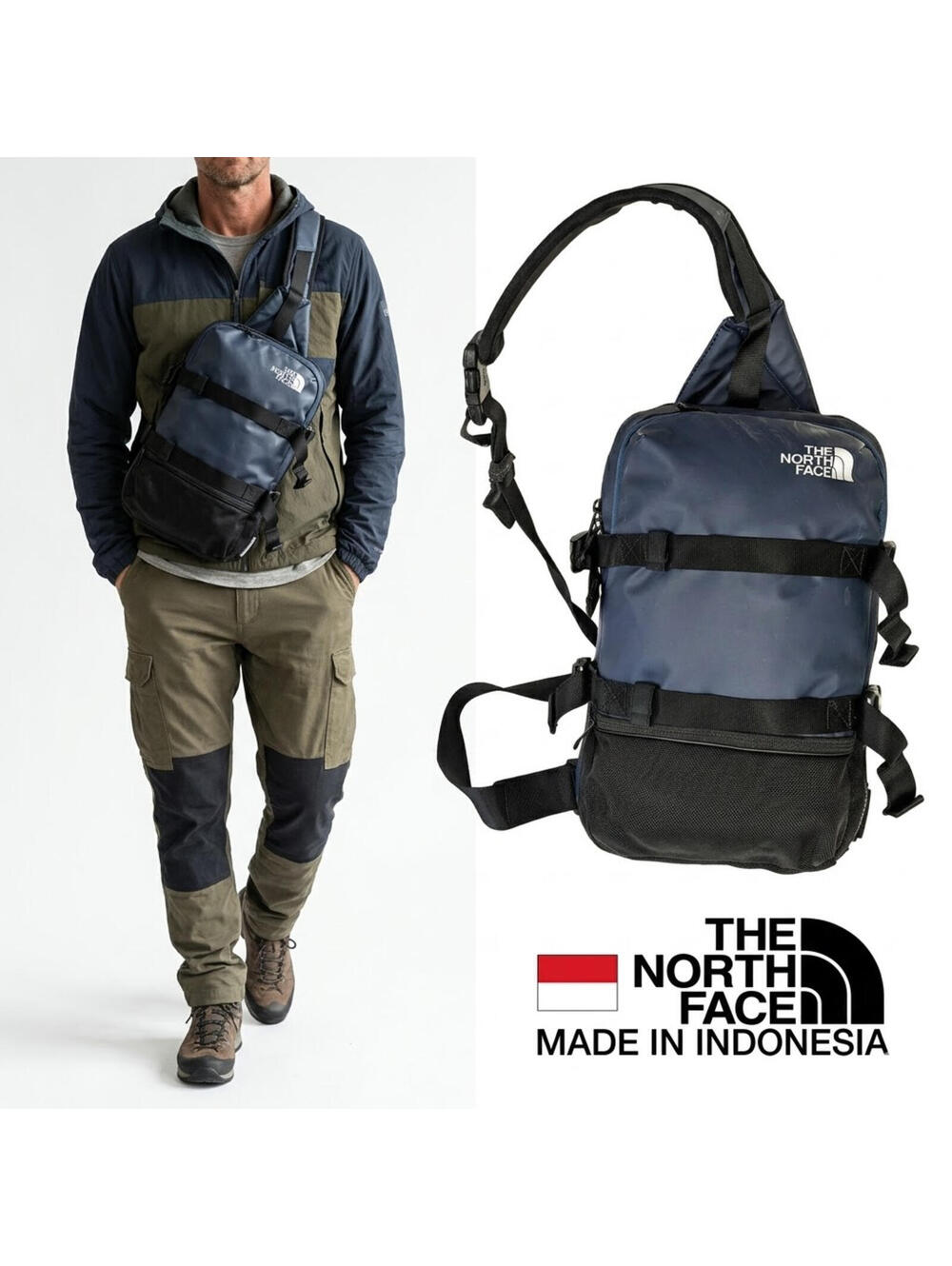 North Face Base Camp Voyager Sling Bag Indonesia Gorpcore